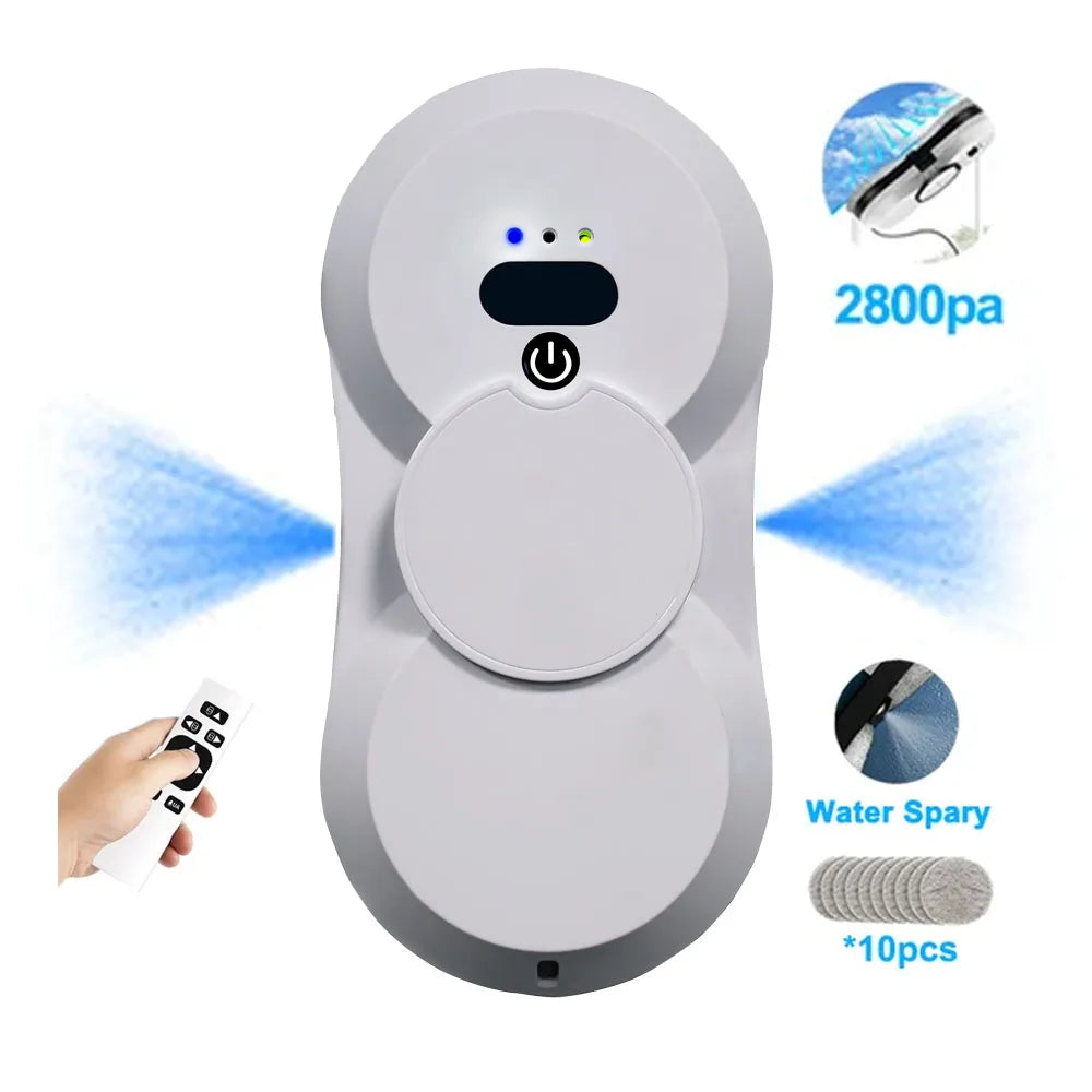 Robot Electric Automatic window cleaning Robotic vacuum cleaner, with remote control