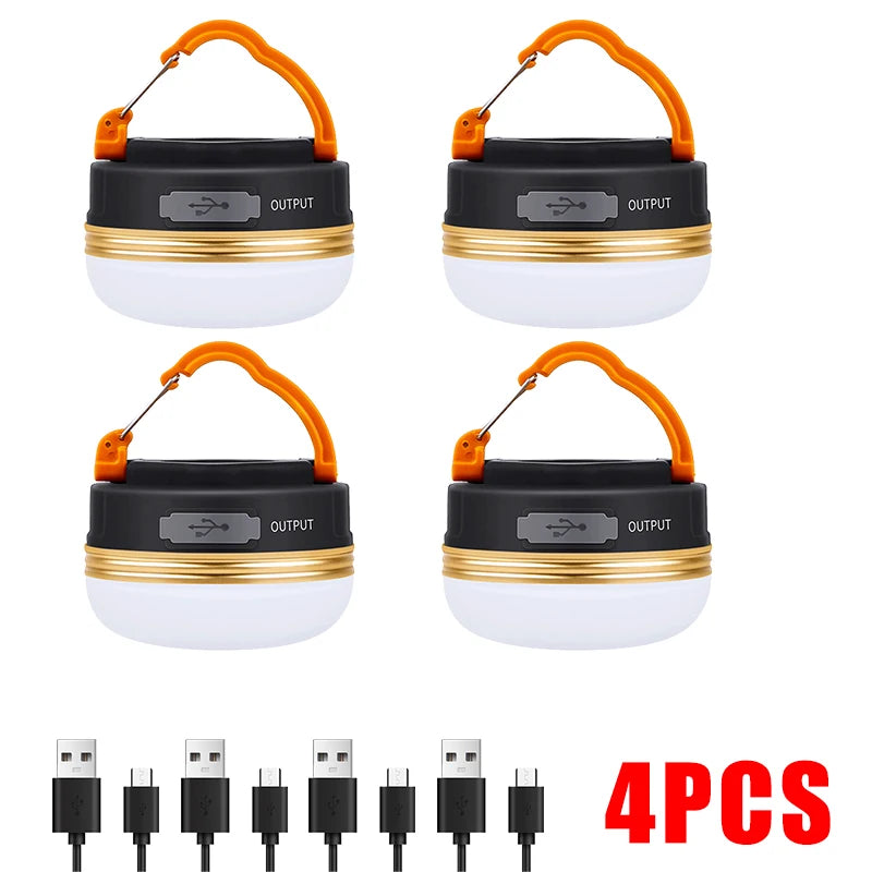 High Power Camping Lantern Tents Lamp USB Rechargeable Royal Lights & Home Decor
