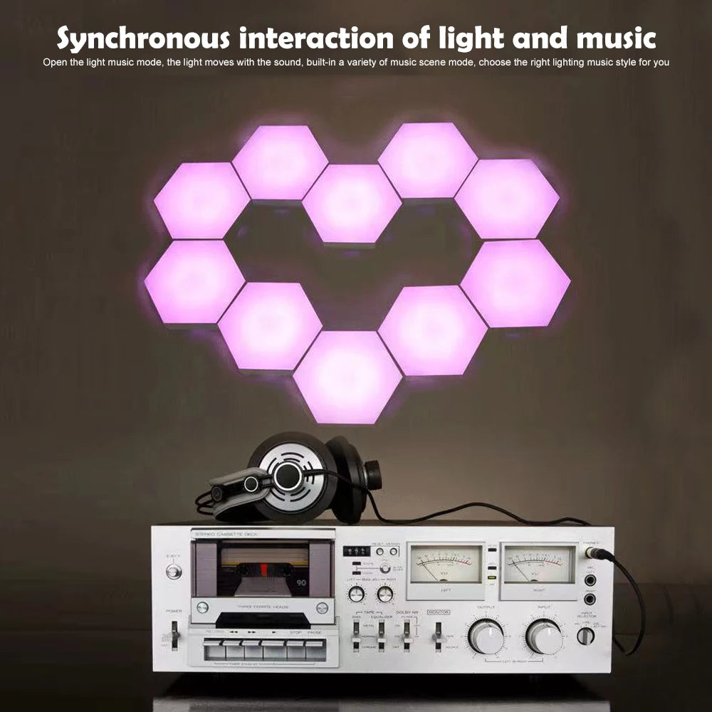 LED Night Lights Smart Home Gaming Wall Lights Remote Control LED Panels