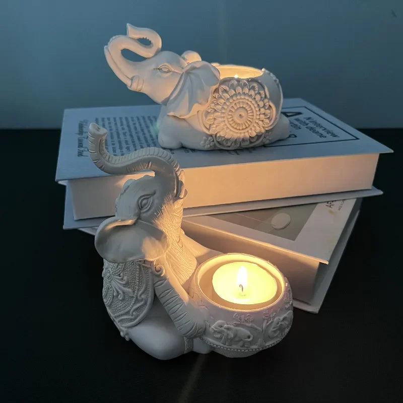 Candle Holders Elephant Royal Lights & Home Decor