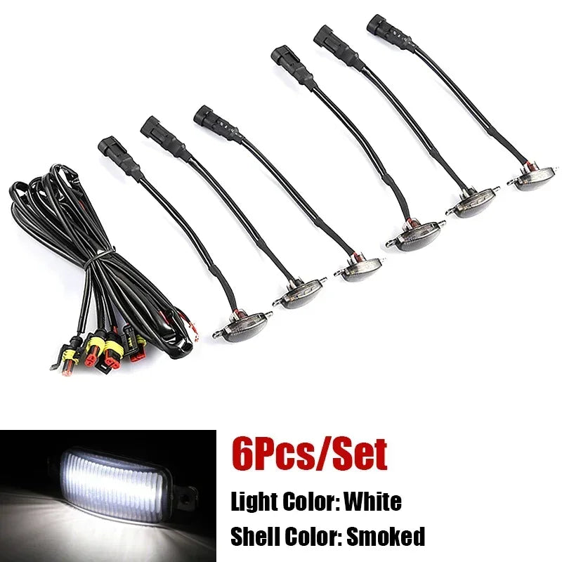 Universal LED Car Lights Front LED Grille Lights With Harness Eagle Eye Lamp