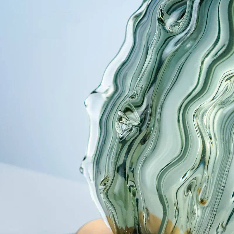 Glass Green Desktop Decorative Table Lamp