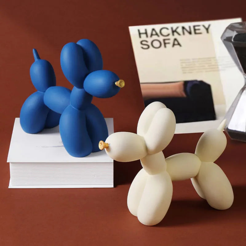 NORTHEUINS Nordic Balloon Dog Figurines - Royal Lights & Home Decor