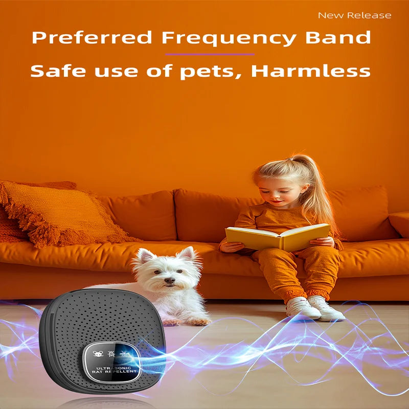 Ultrasonic Pest Repellent Plug-In - Effective Indoor Insect Control