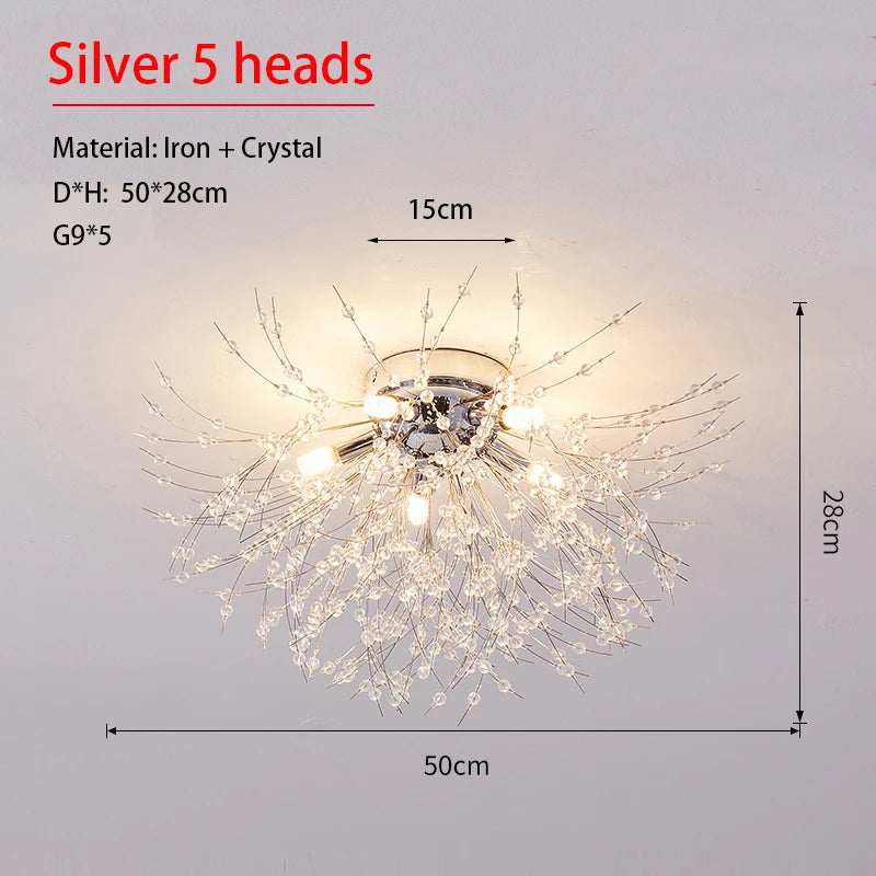 Modern Crystal Chandelier, Ceiling Light