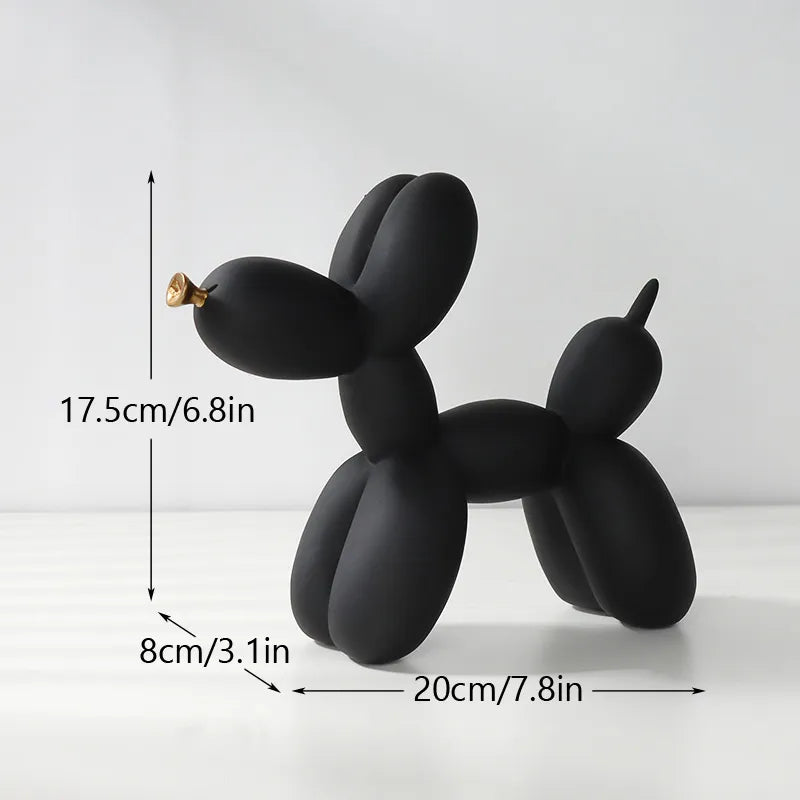 NORTHEUINS Nordic Balloon Dog Figurines - Royal Lights & Home Decor