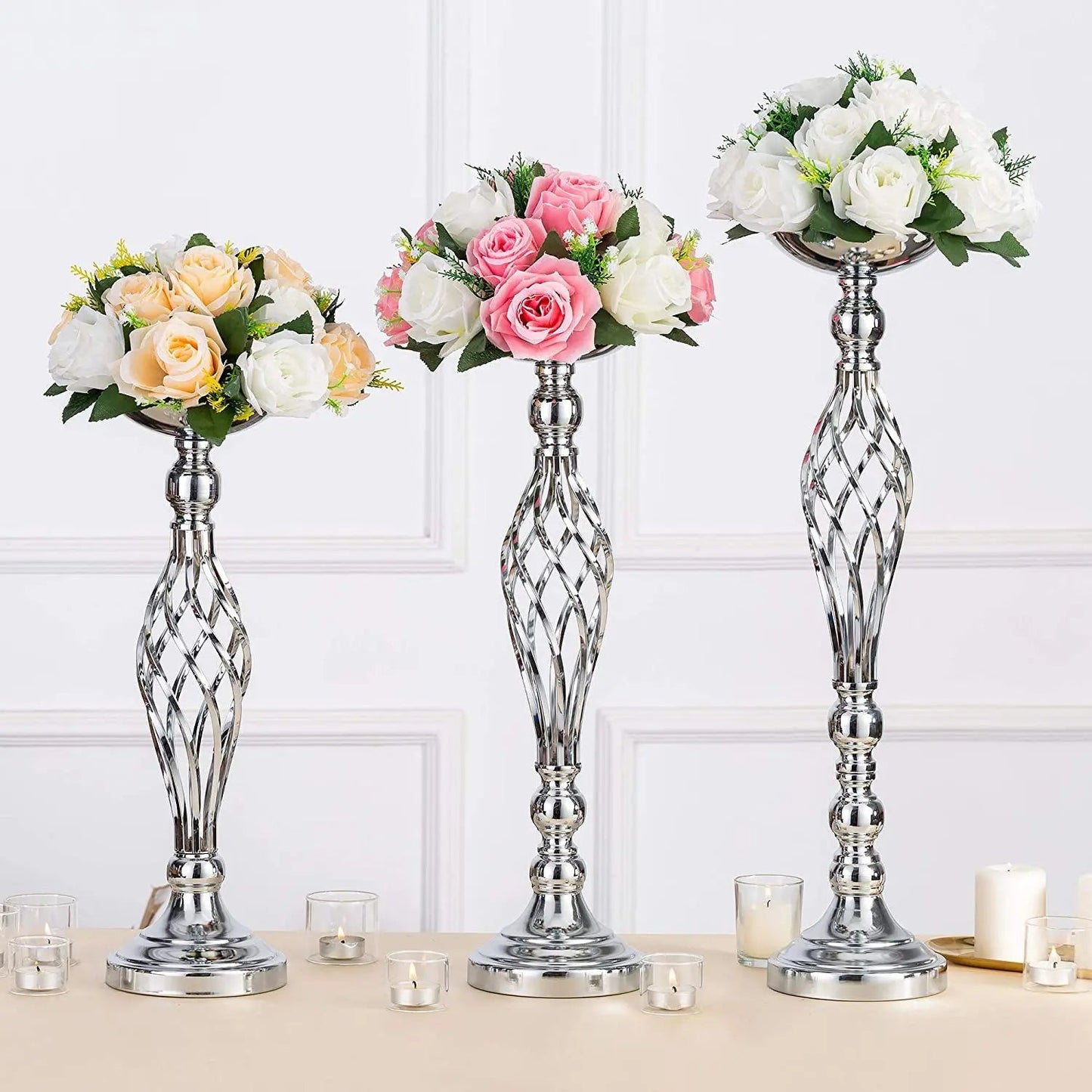 Table Candle Holder Gold Iron Royal Lights & Home Decor