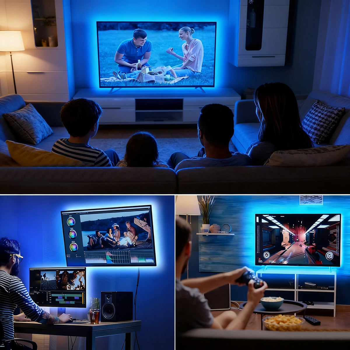 Music Sync Color Changing LED Lights