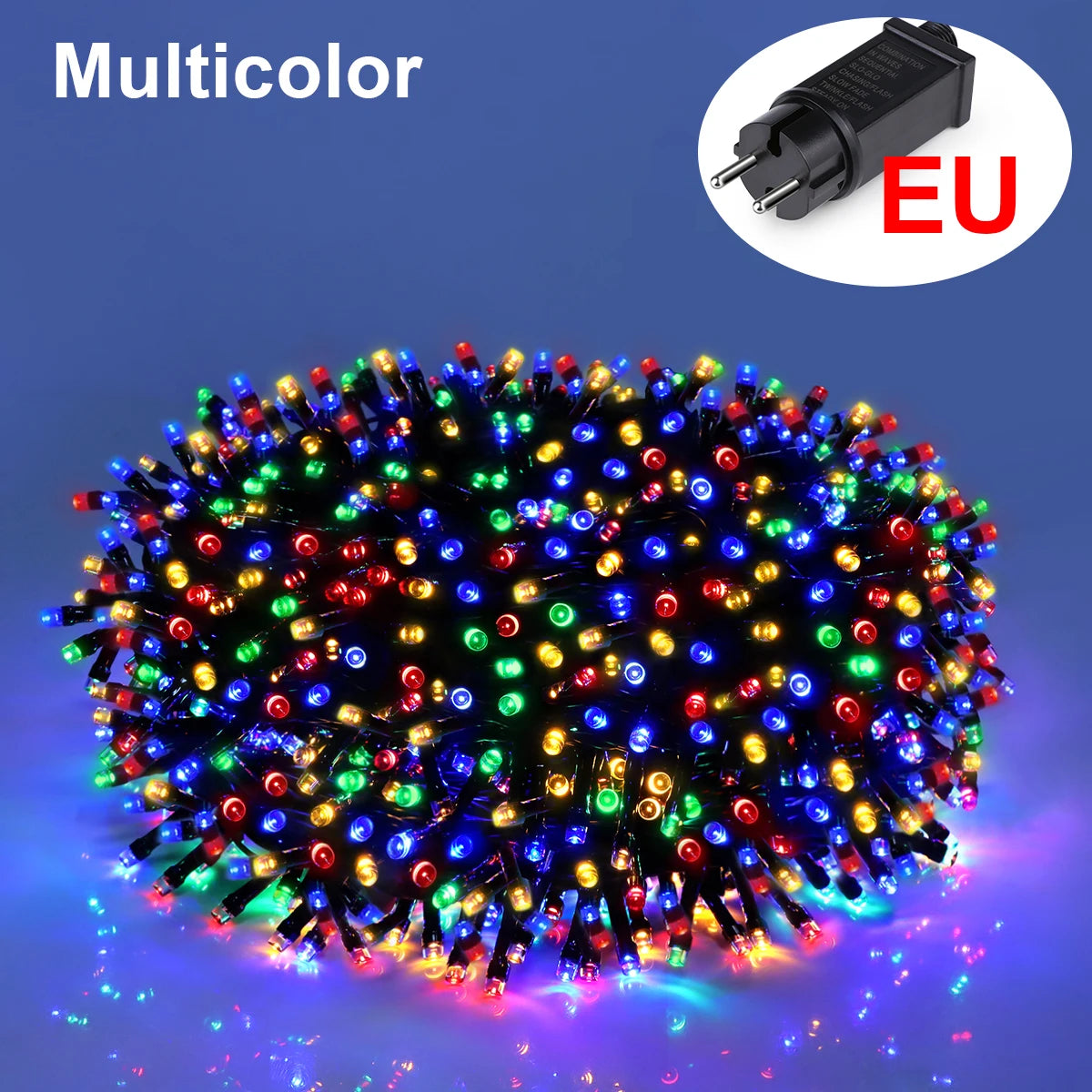 10M-100M Fairy Lights LED String Garland Christmas Light Waterproof Outdoor