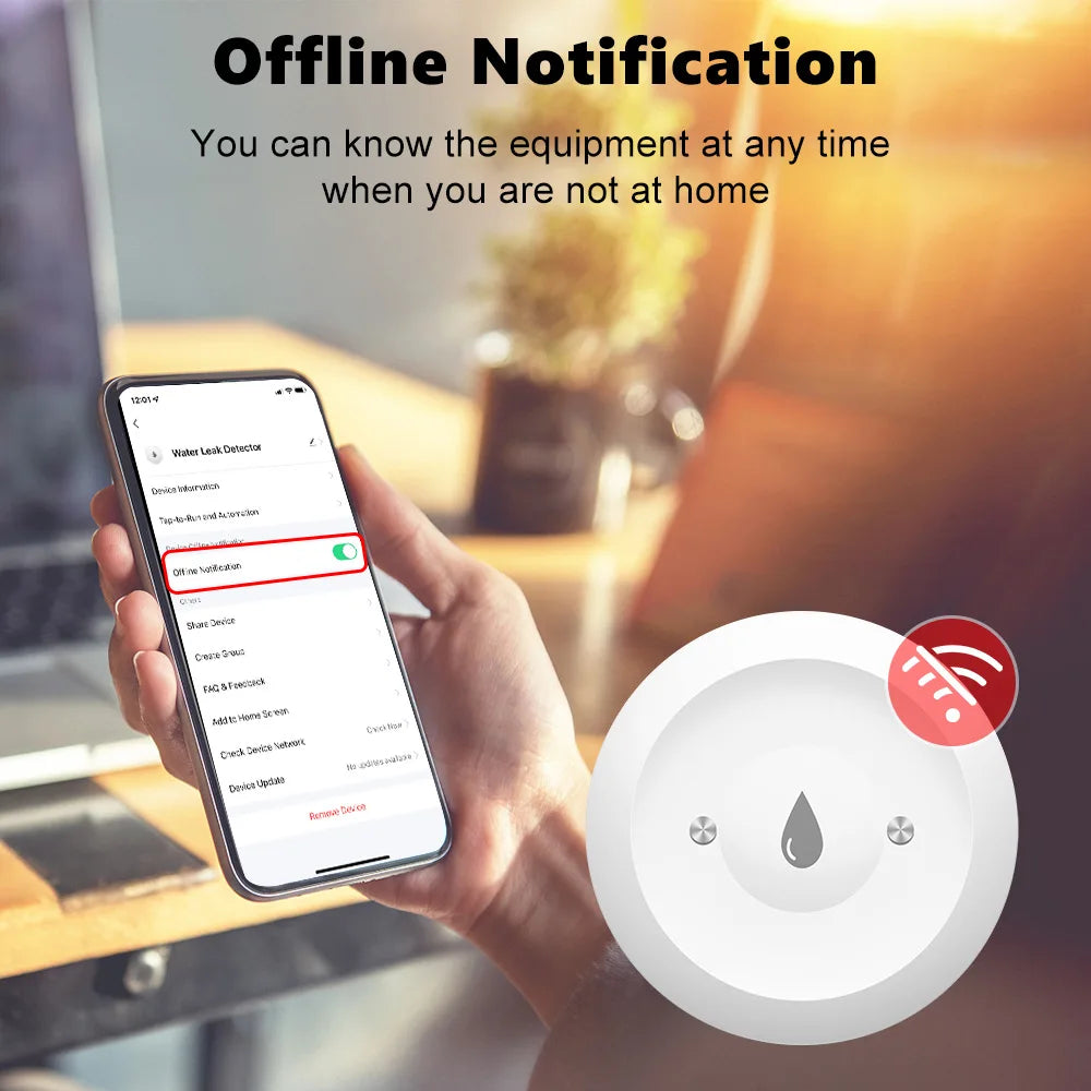 Water Sensor Flood Water Leakage Detector Royal Lights & Home Decor