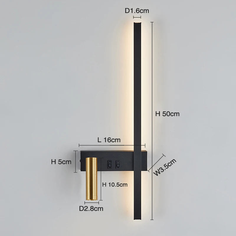 Wall Lamps Nordic Modern Led Lights - Royal Lights & Home Decor