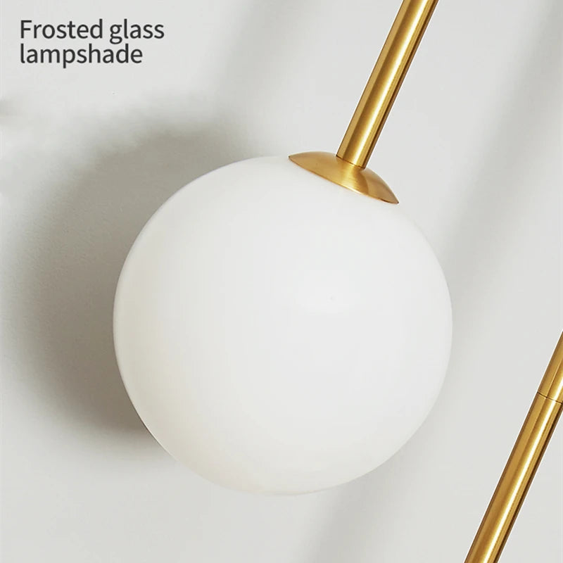 Modern Wall Lamp Glass Ball Lampshade - Royal Lights & Home Decor