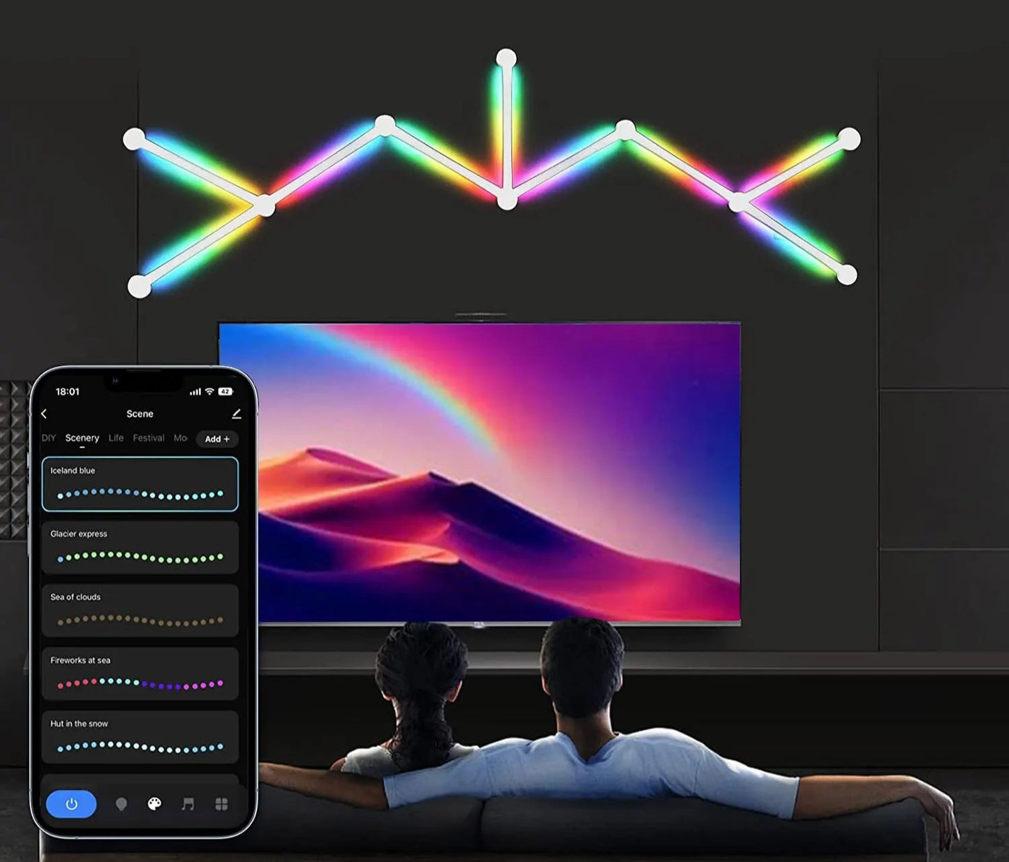 Night Light APP Music Rhythm - Royal Lights & Home Decor