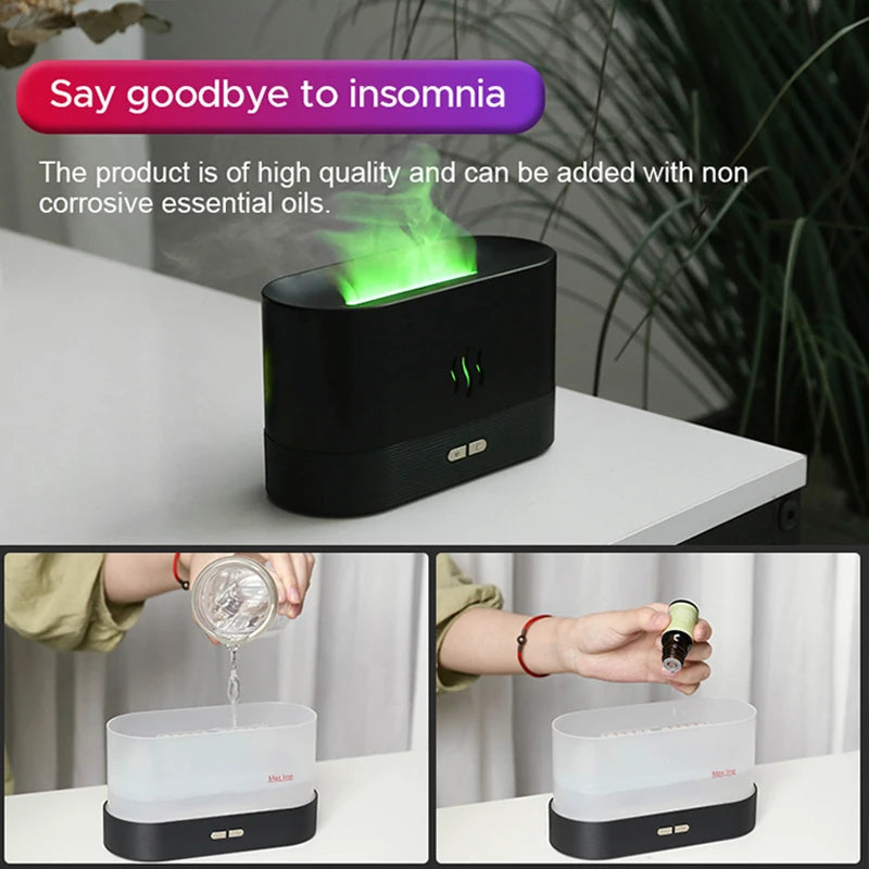 Portable Cool Mist USB Led change color room humidifier Royal Lights & Home Decor