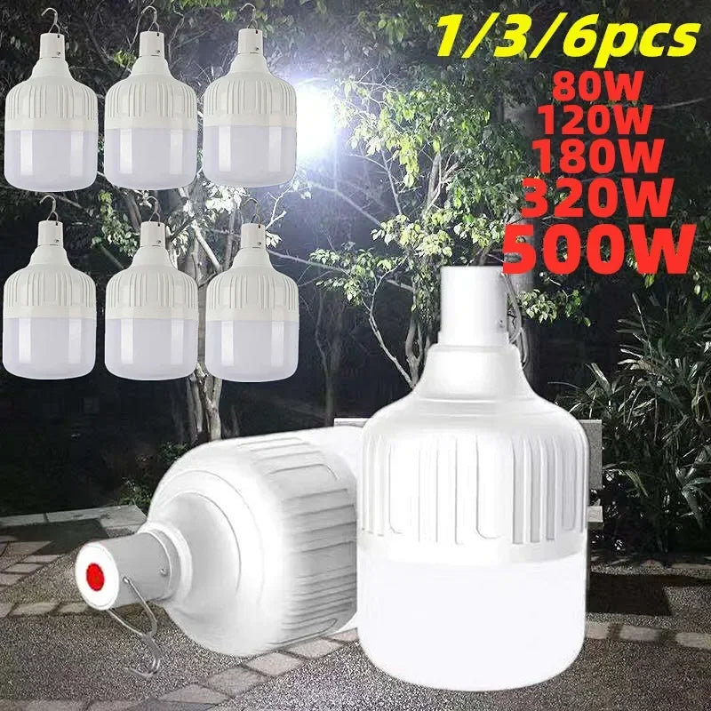USB Rechargeable LED Emergency Lights Outdoor Portable