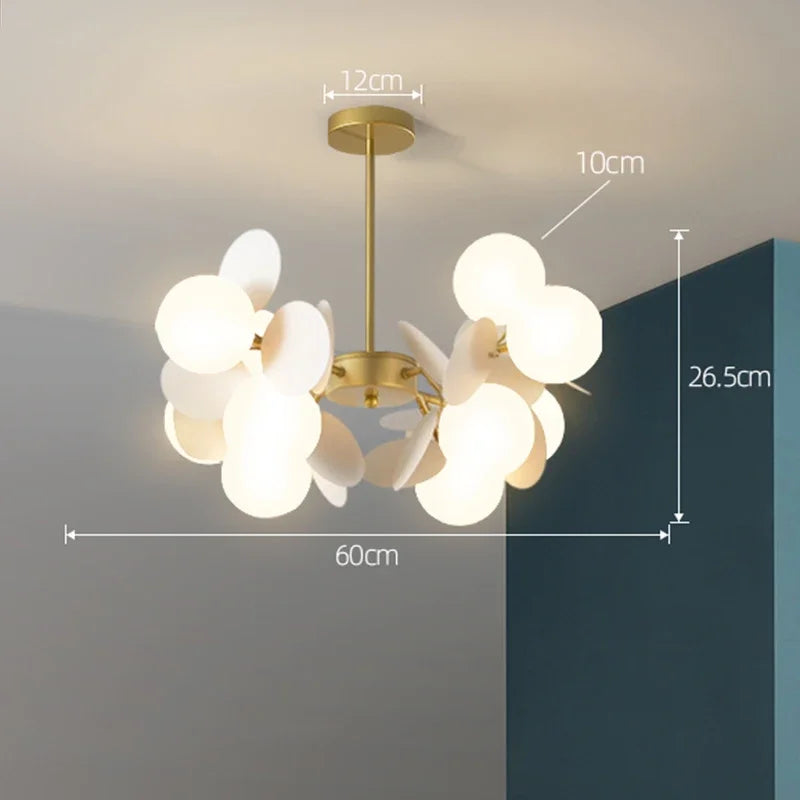 Modern Led Chandeliers Colourful Branch Lustre Luxury Ceiling Light