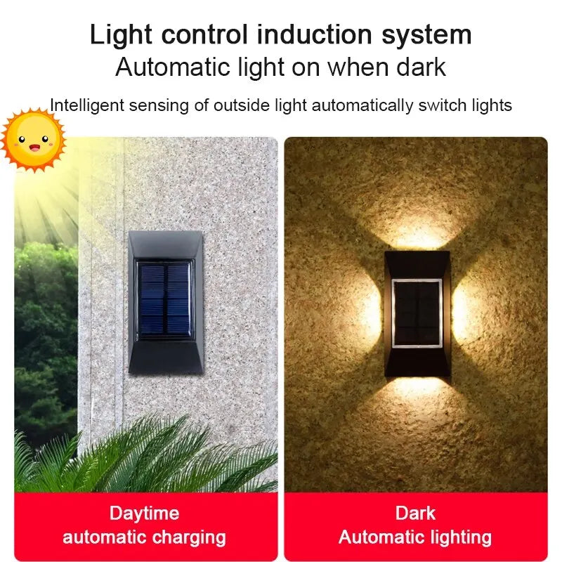 12 led Staircase Villa Balcony Lighting Solar Sensor Wall Lights Royal Lights & Home Decor