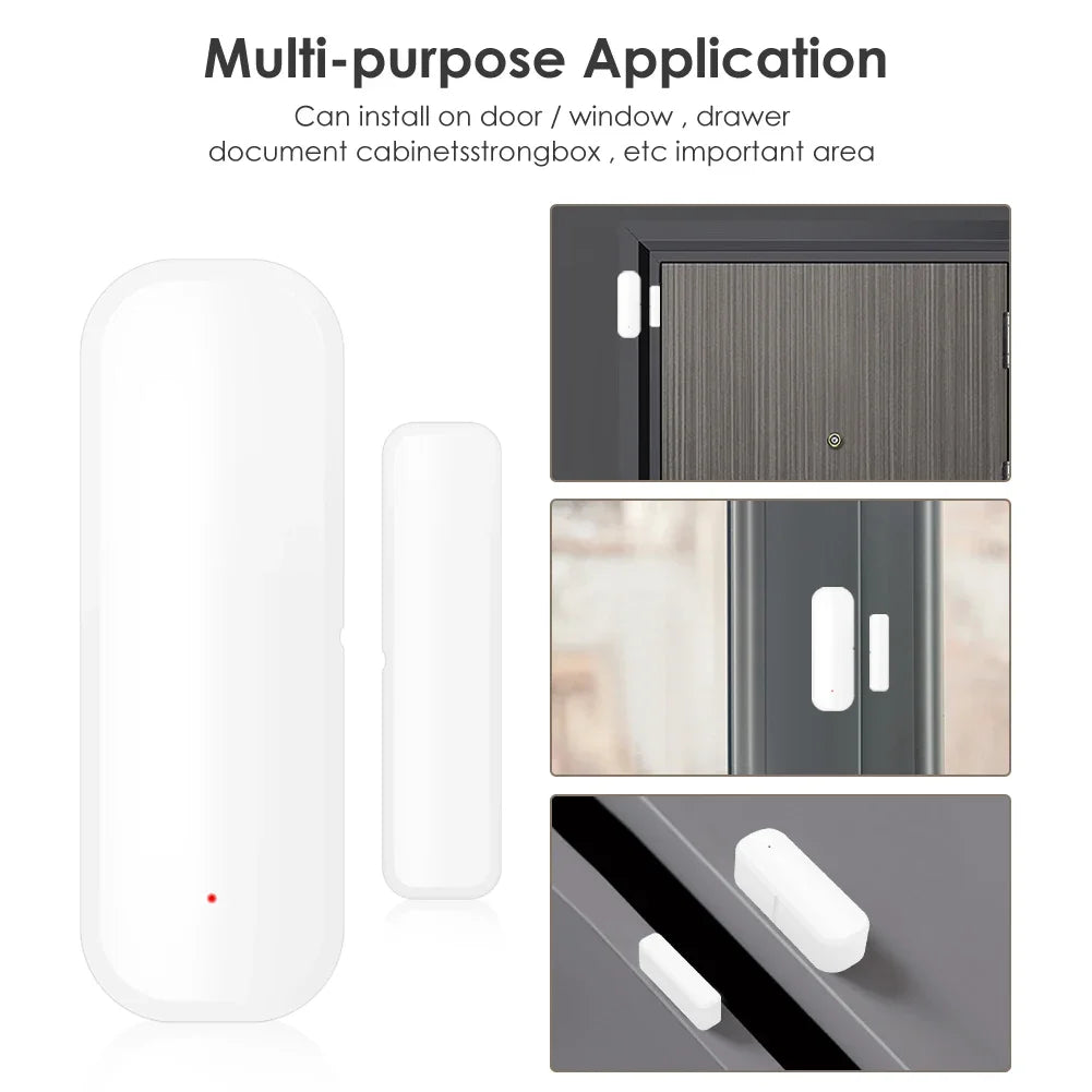 Door Sensor Window Sensor Smart Home Wireless Door Detector Royal Lights & Home Decor