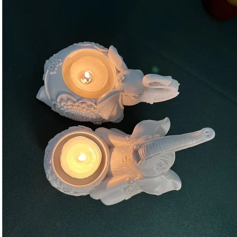 Candle Holders Elephant Royal Lights & Home Decor