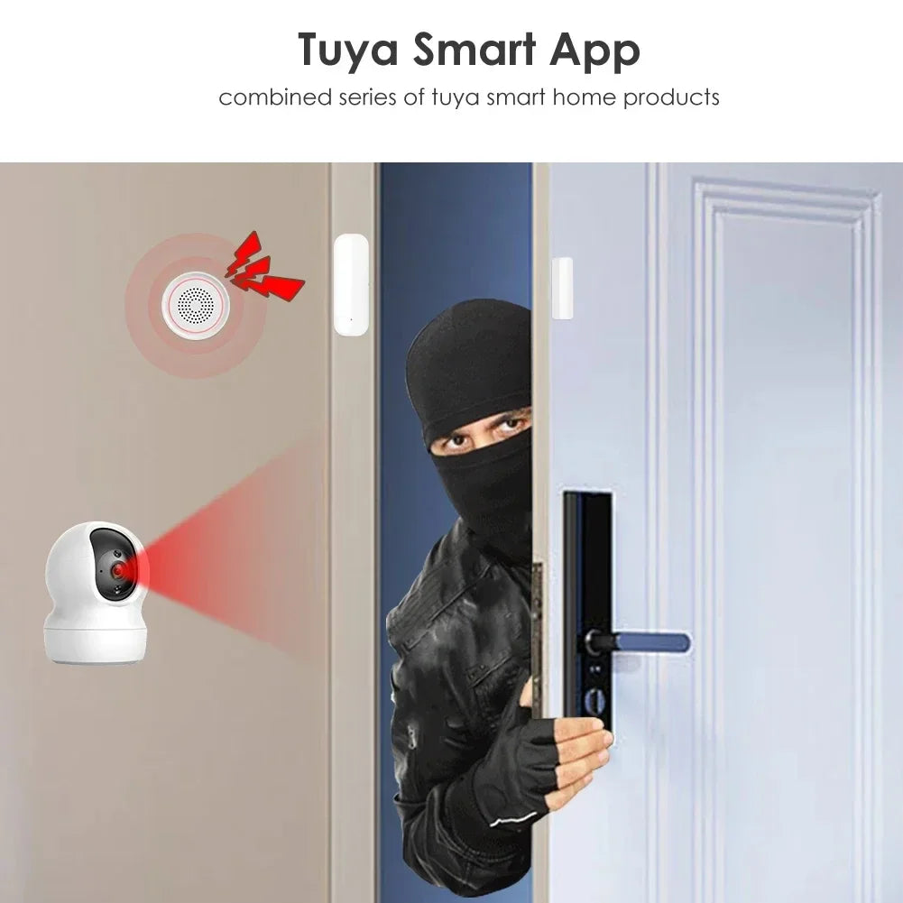 Smart Home Wireless Door Detector Door Open / Closed Alarm System for Alexa Google Royal Lights & Home Decor