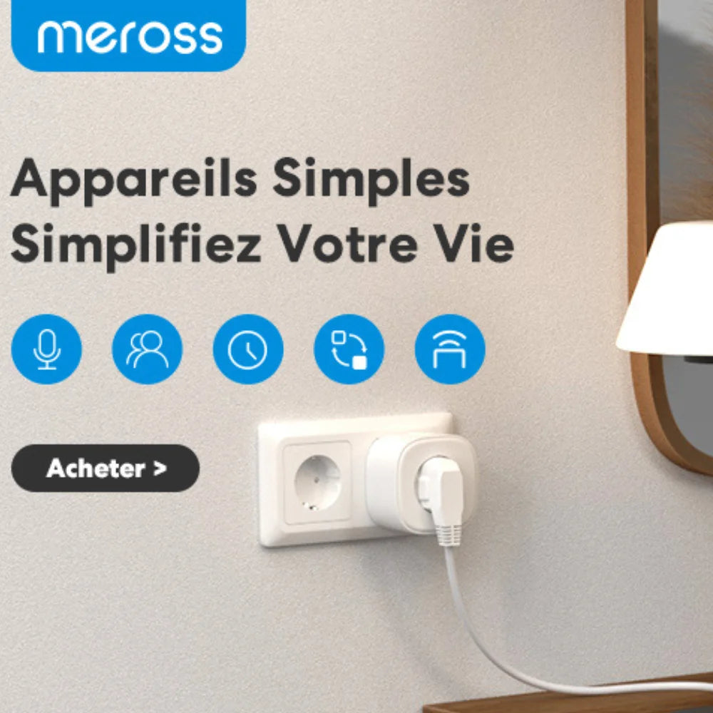 Home Kit Smart WIFI Plug FR Socket Timer Function APP Remote Control Support Alexa Google Home Royal Lights & Home Decor