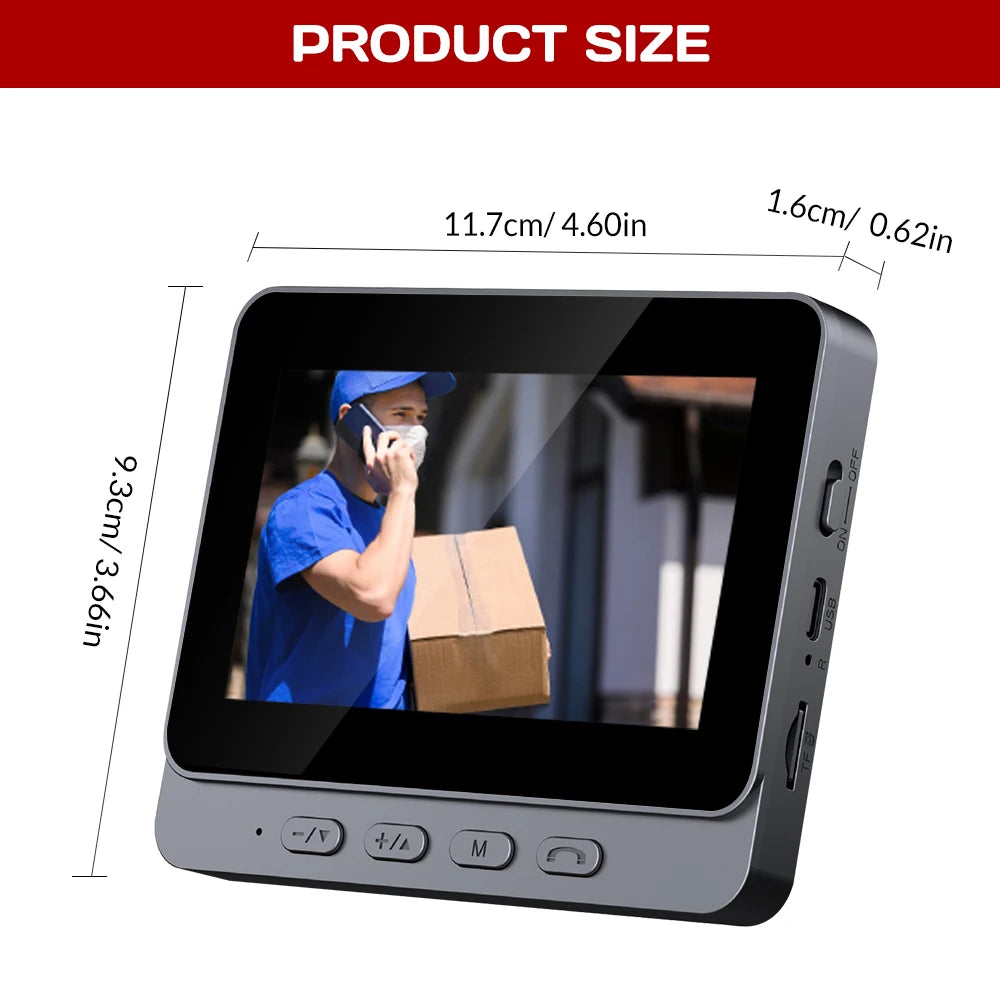 2-Way Audio Surveillance Camera Digital Camera with 2.4G Wireless Bell