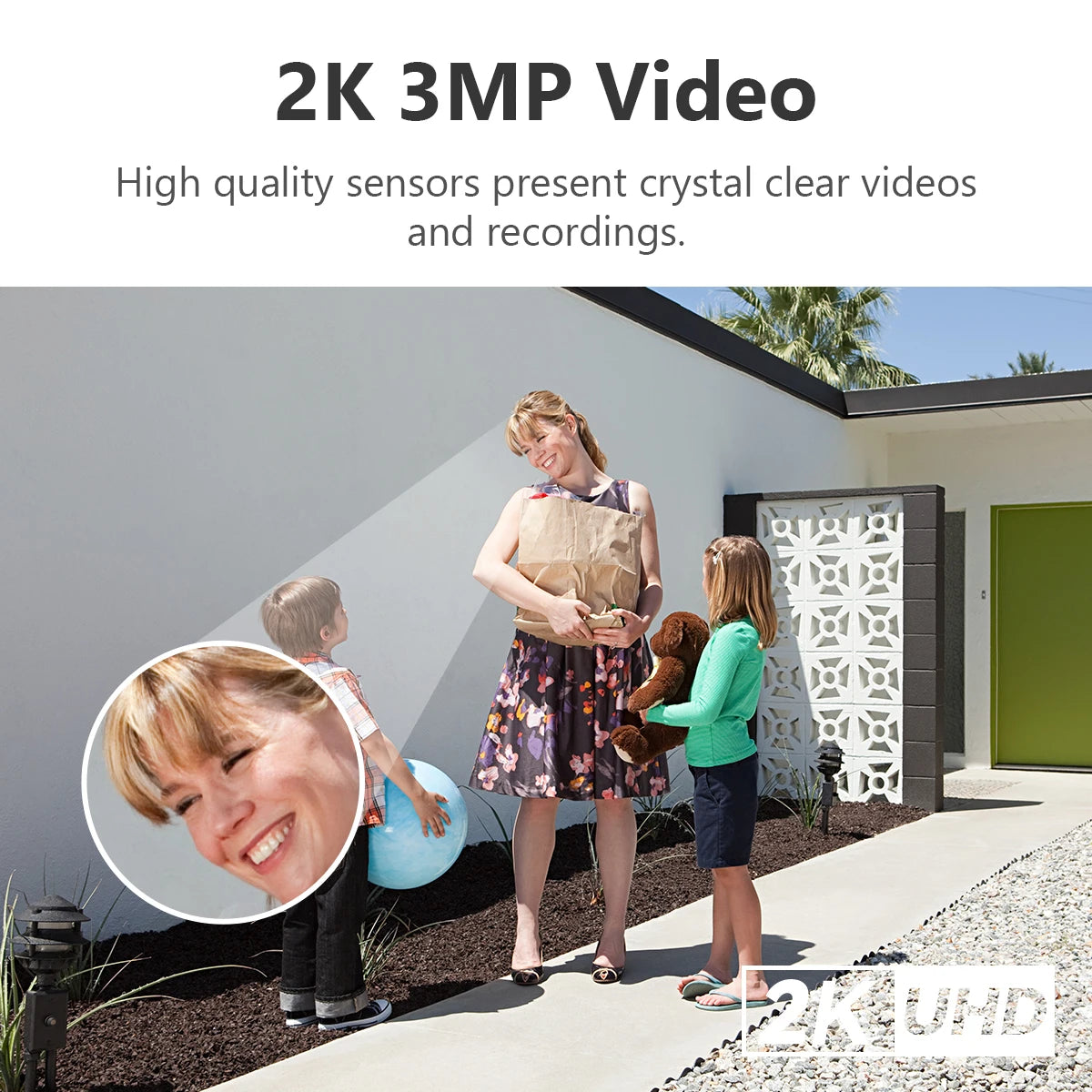 3MP Video Doorbell 2S Kit WiFi Smart Video Intercom