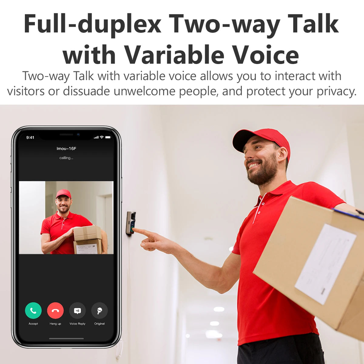 3MP Video Doorbell 2S Kit WiFi Smart Video Intercom