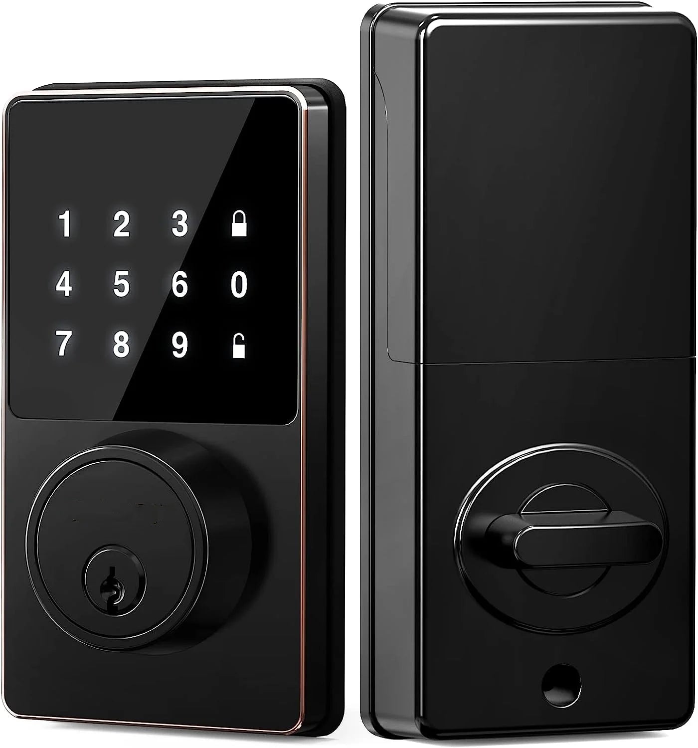 Smart Lock with password, Keyless Entry Door Lock with Touchscreen Keypads Royal Lights & Home Decor