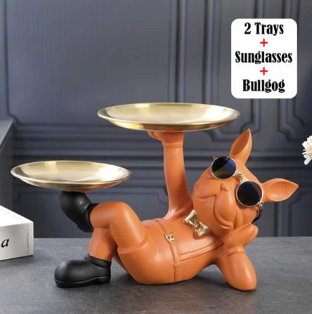 Bulldog Statue Decoration Accessories Royal Store & Home Decor
