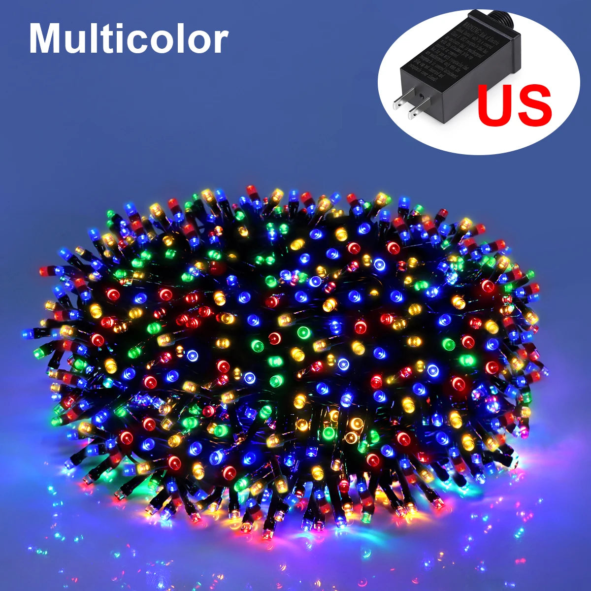 10M-100M Fairy Lights LED String Garland Christmas Light Waterproof Outdoor