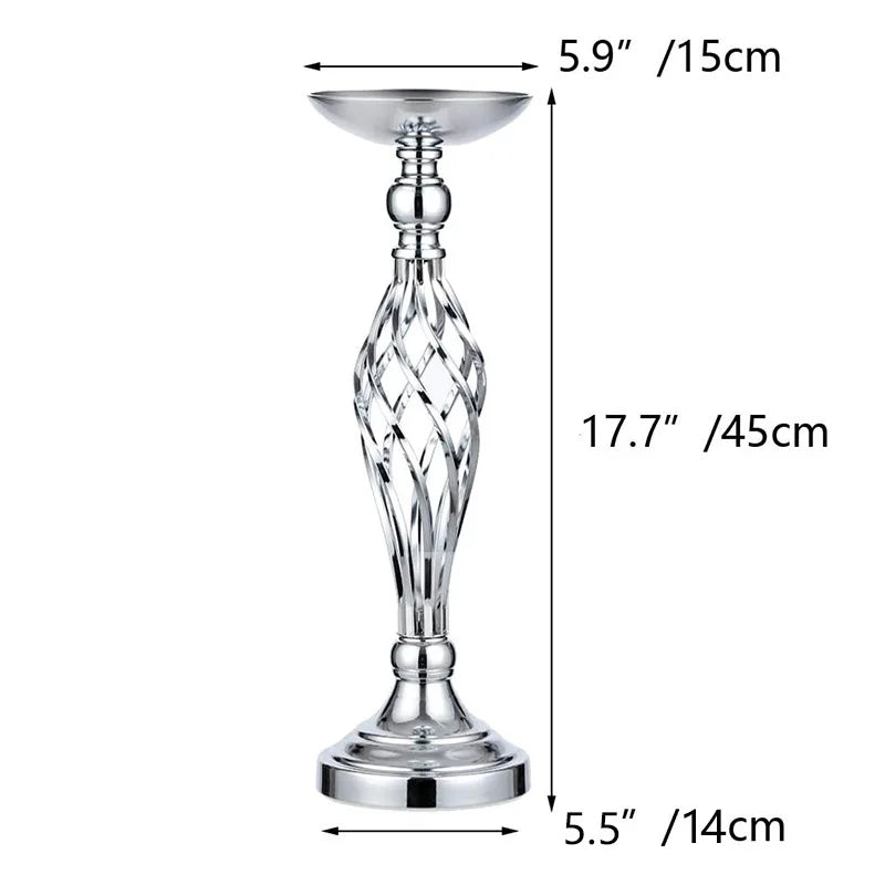 Table Candle Holder Gold Iron Royal Lights & Home Decor