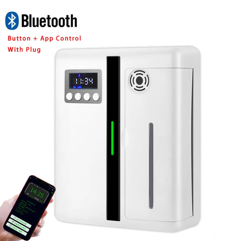 Scent Machine Aroma Diffuser Wall Mounted Hotel 160ML Aroma With Fan Inside