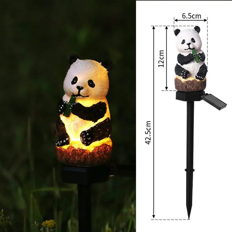 Solar Powered LED Owl Animal Home Artificial Flowers Garden Lights Waterproof Royal Lights & Home Decor