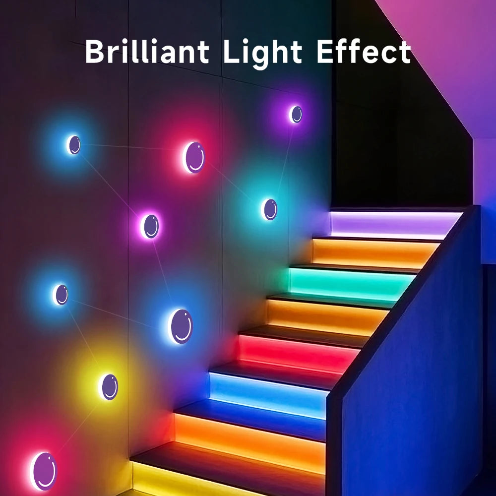 LED Wall Decorative Lights RGB DIY Creative styling APP Remote Control