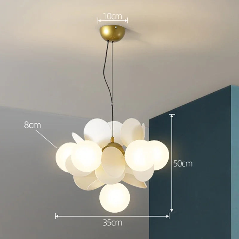 Modern Led Chandeliers Colourful Branch Lustre Luxury Ceiling Light