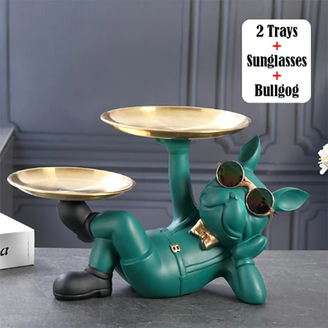 Bulldog Statue Decoration Accessories Royal Store & Home Decor