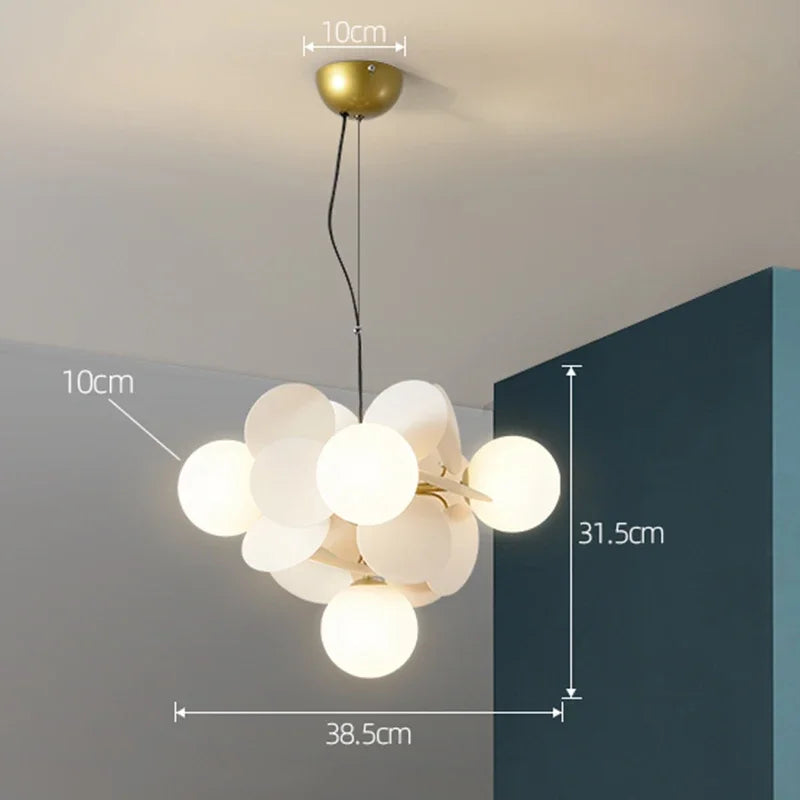 Modern Led Chandeliers Colourful Branch Lustre Luxury Ceiling Light
