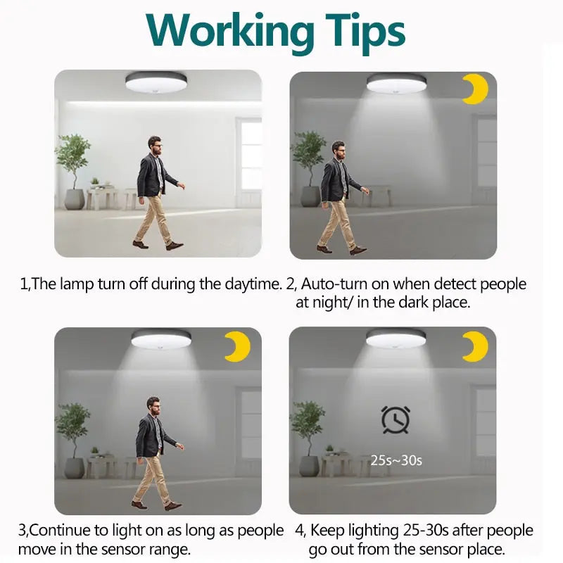 Motion Sensor Ceiling Light - Royal Lights & Home Decor