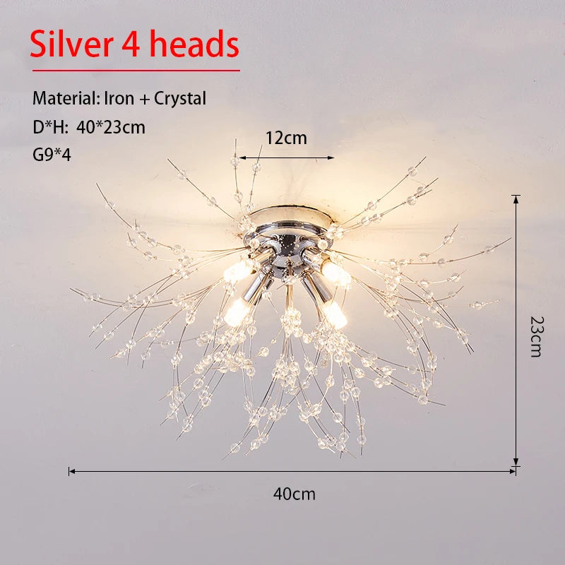 Modern Crystal Chandelier, Ceiling Light