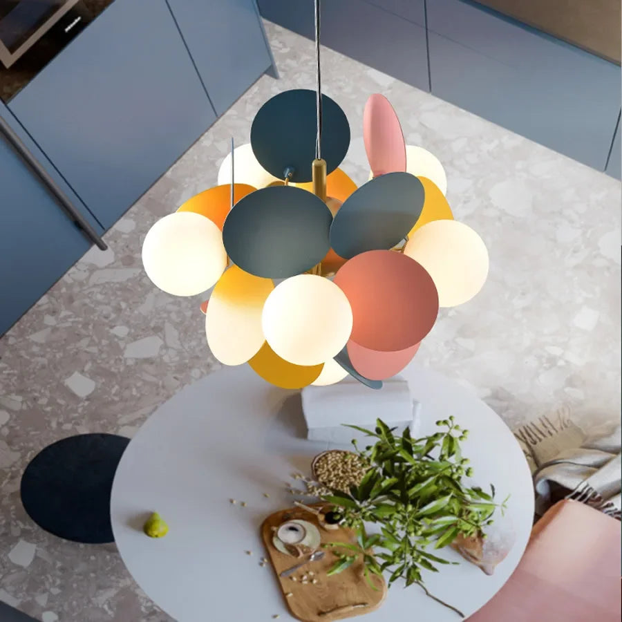 Modern Led Chandeliers Colourful Branch Lustre Luxury Ceiling Light