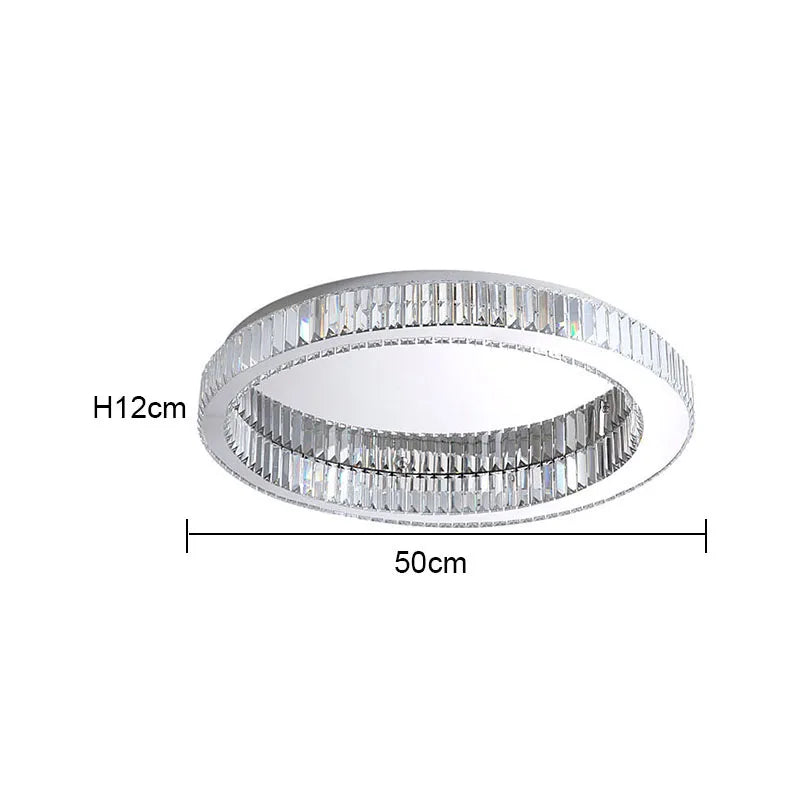 Modern Gold Crystal Ceiling Chandelier Led Indoor Lighting Decor