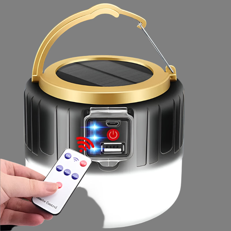 Outdoor Solar LED Camping Lights USB Rechargeable
