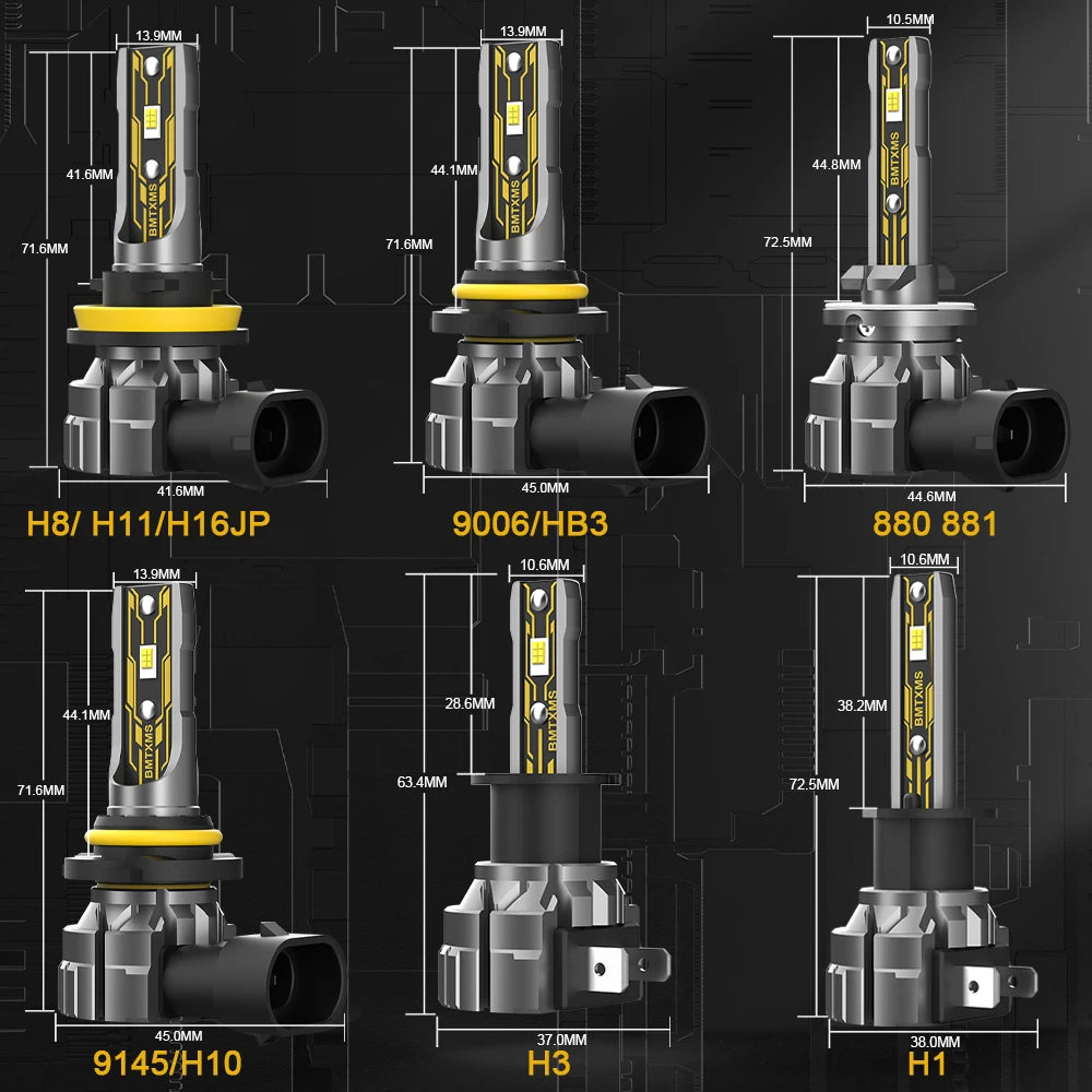 BMT xms LED Fog Light Bulbs