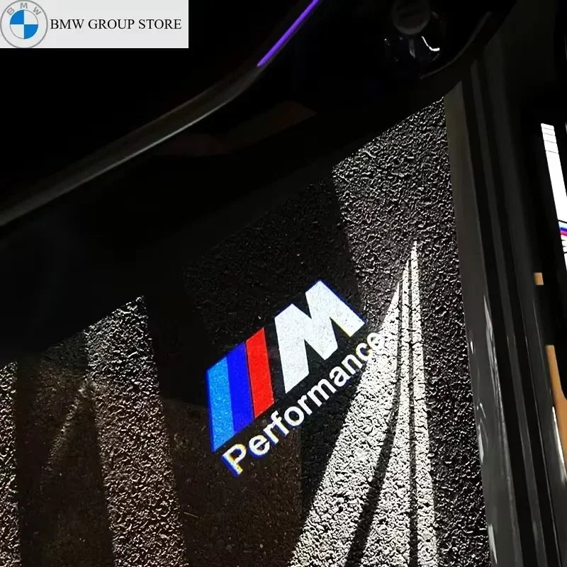 2/4Pcs LED Car HD Door Welcome Light For BMW