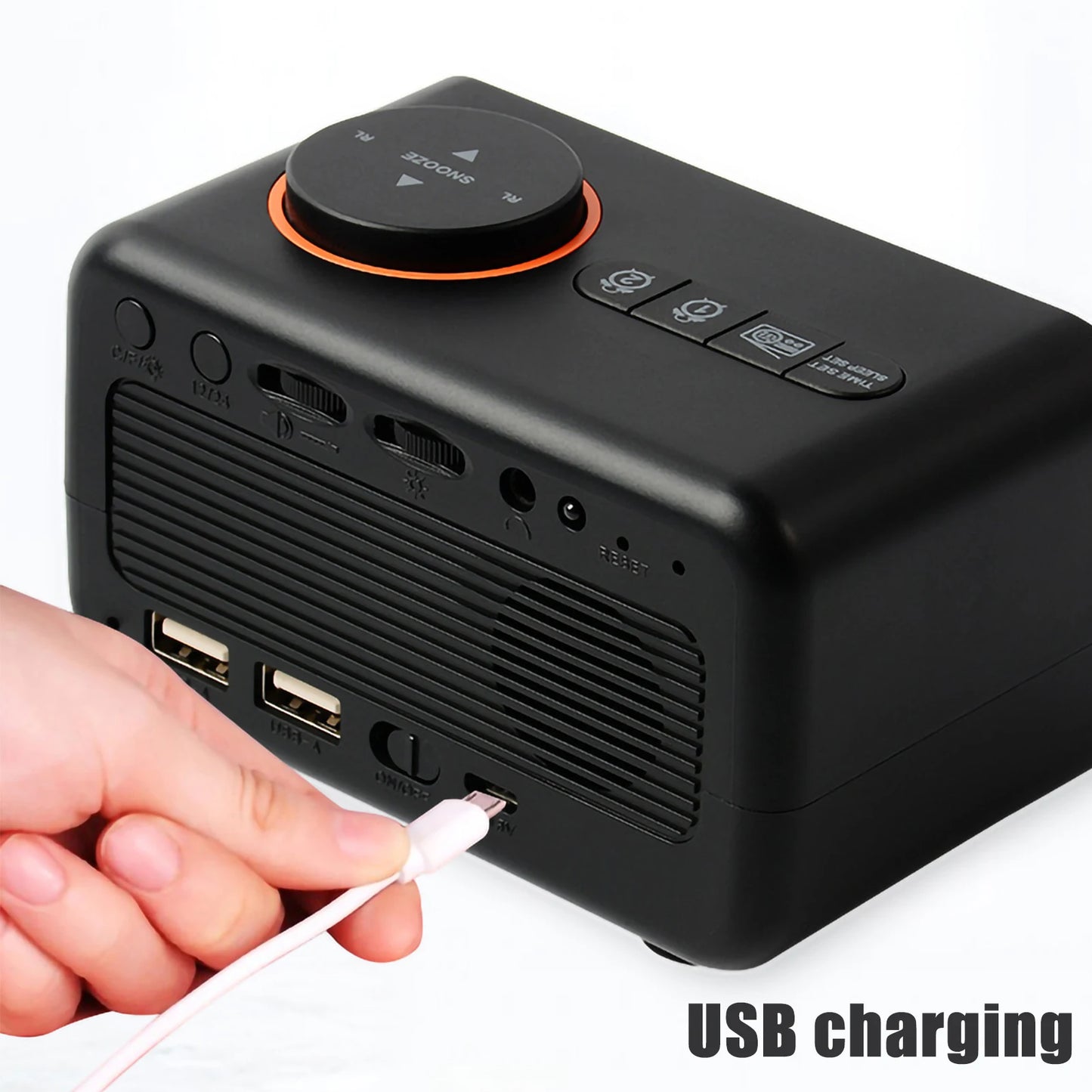Multi-function LED music alarm FM radio alarm clock
