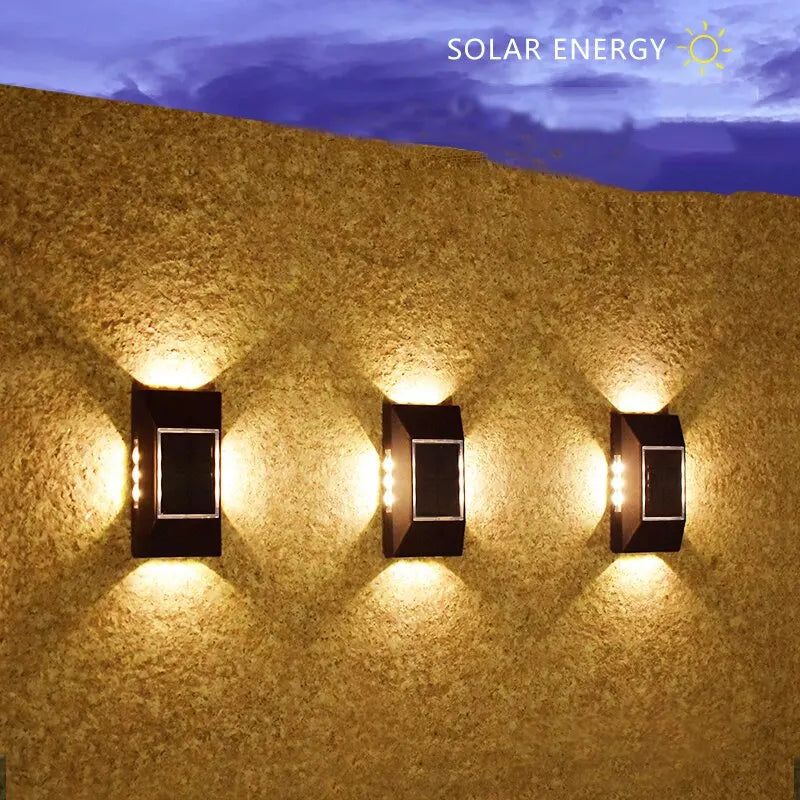 12 led Staircase Villa Balcony Lighting Solar Sensor Wall Lights Royal Lights & Home Decor