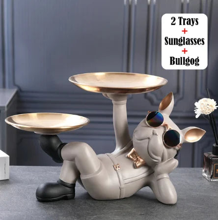 Bulldog Statue Decoration Accessories Royal Store & Home Decor