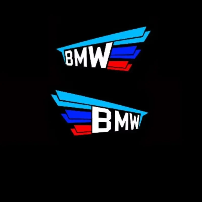 2/4Pcs LED Car HD Door Welcome Light For BMW