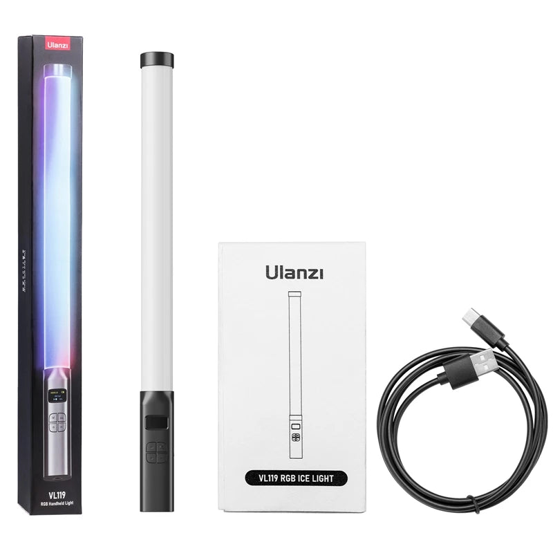 VL119 Handheld RGB Colorful Stick Light 19.68 inch Handheld LED Light